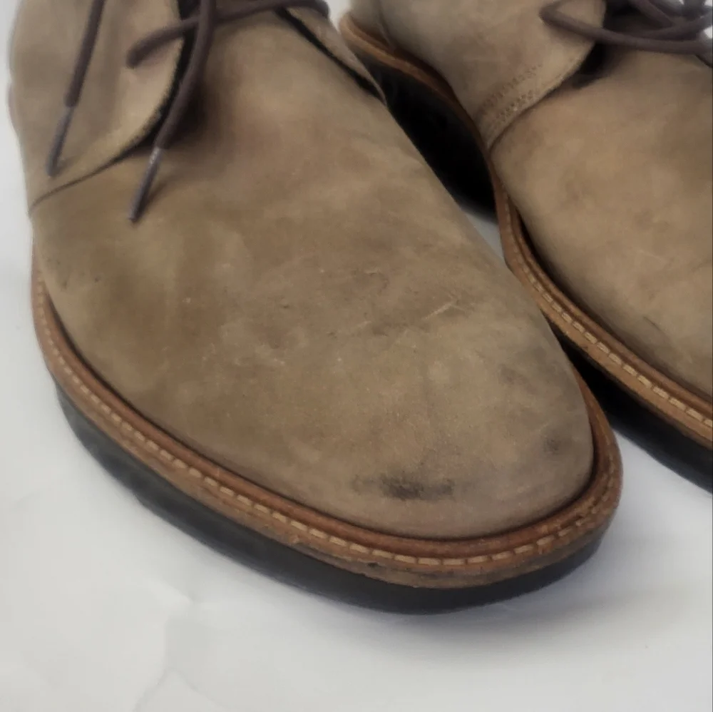 Ecco S.T.1 Hybrid Goretex men's ankle boots tan leather size 12-12.5
